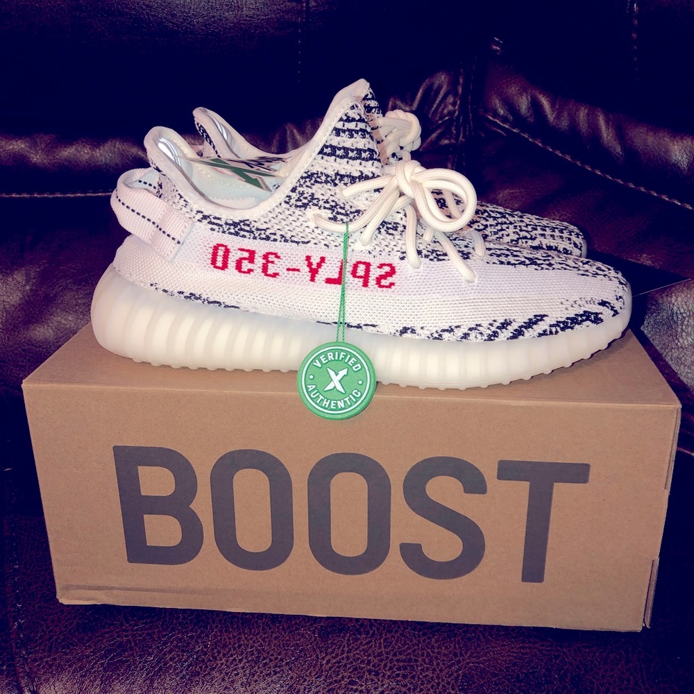 Adidas Yeezy Boost 350 v2 Zebra Men sz 8